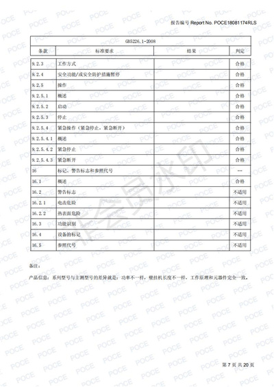 日美电子投影雾屏检测报告